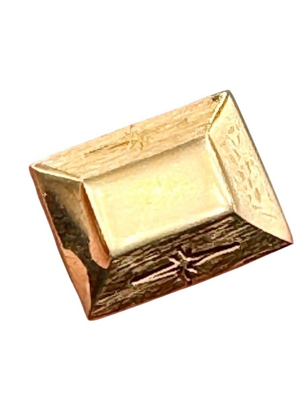 Vintage Shields Cufflinks Gold Tone Etched Mid-Century Quasar Motif No Monogram - Picture 5 of 9
